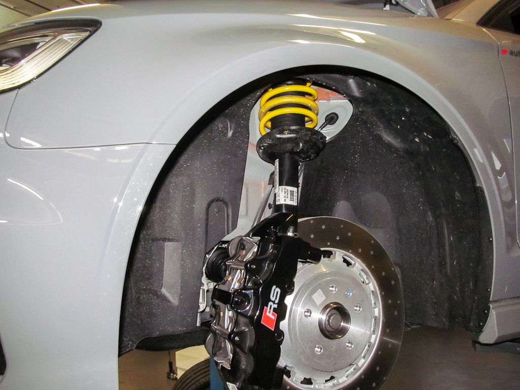 KW Gewindefedern für Audi RS3 Einbau